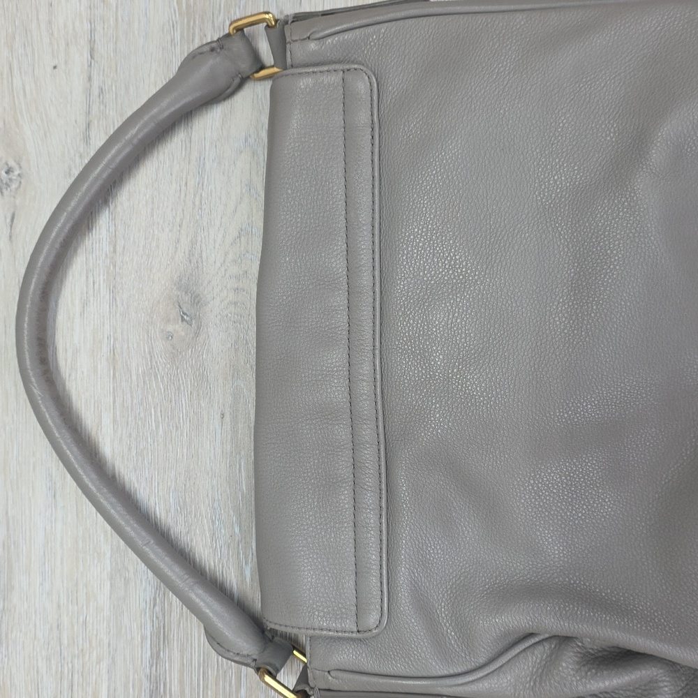 Marc by Marc Jacobs Leather Standard Supply Workwear Crossbody Handbag Taupe - Picture 8 of 15